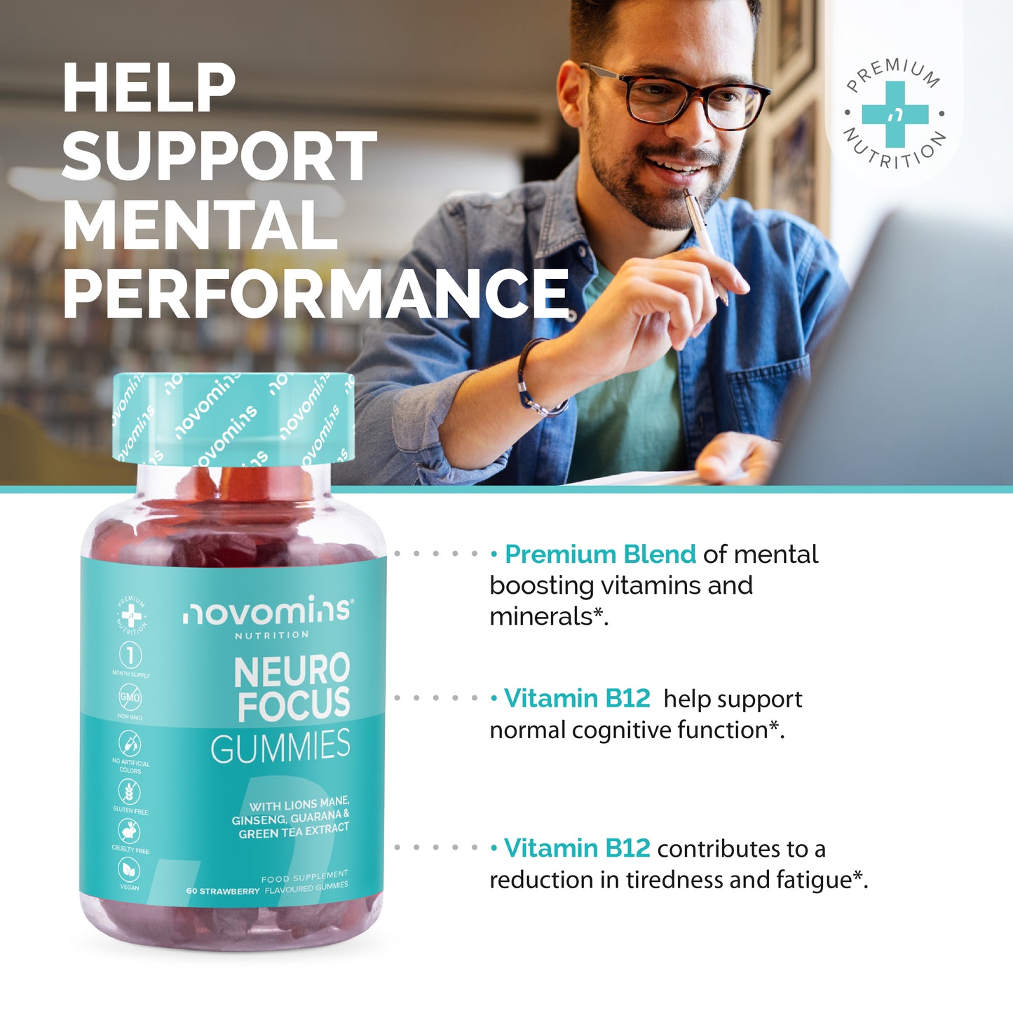 Buy Novomins Focus Gummies Online | Novomins Nutrition