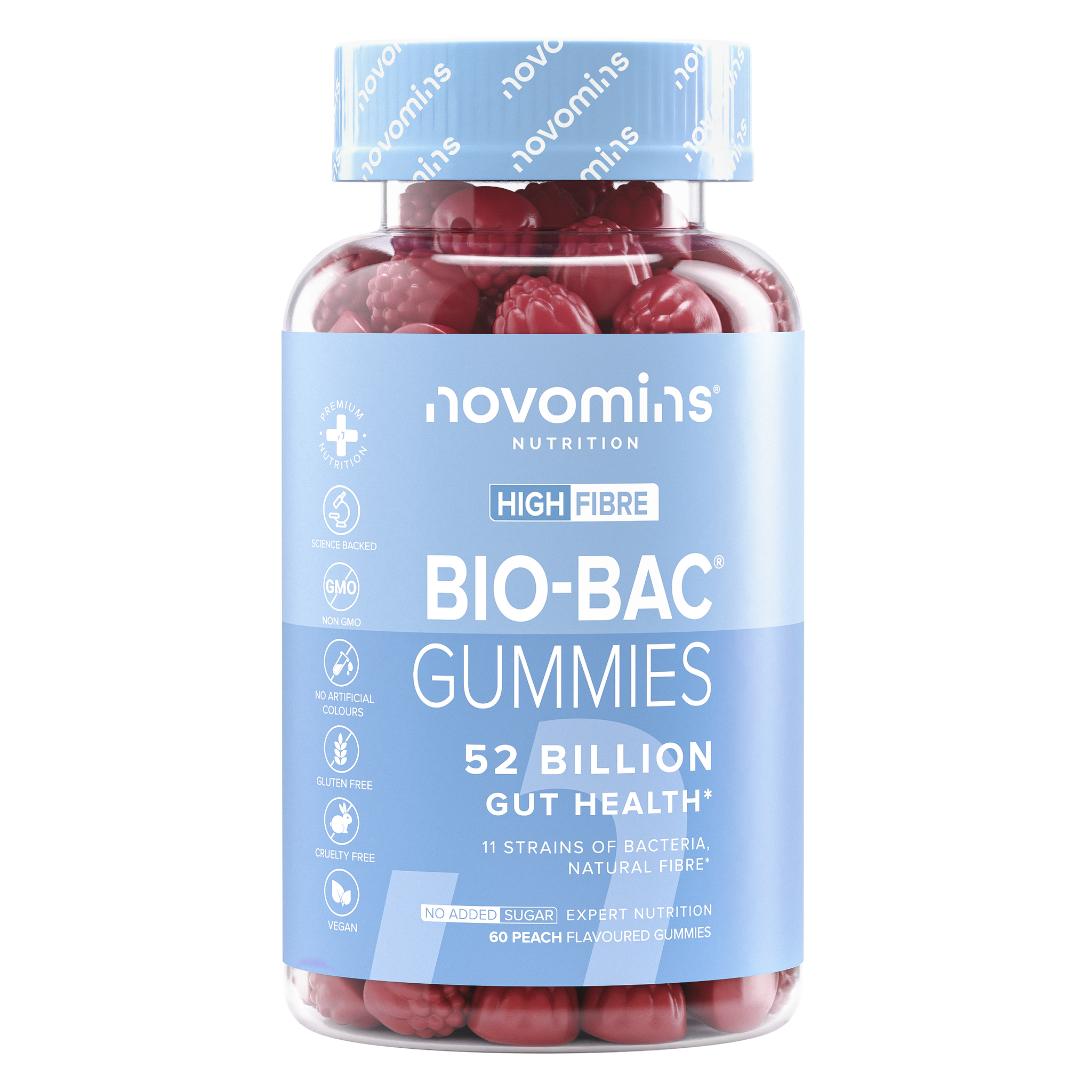 52 billion cfu for women and men with digestive enzyme for bloating relief