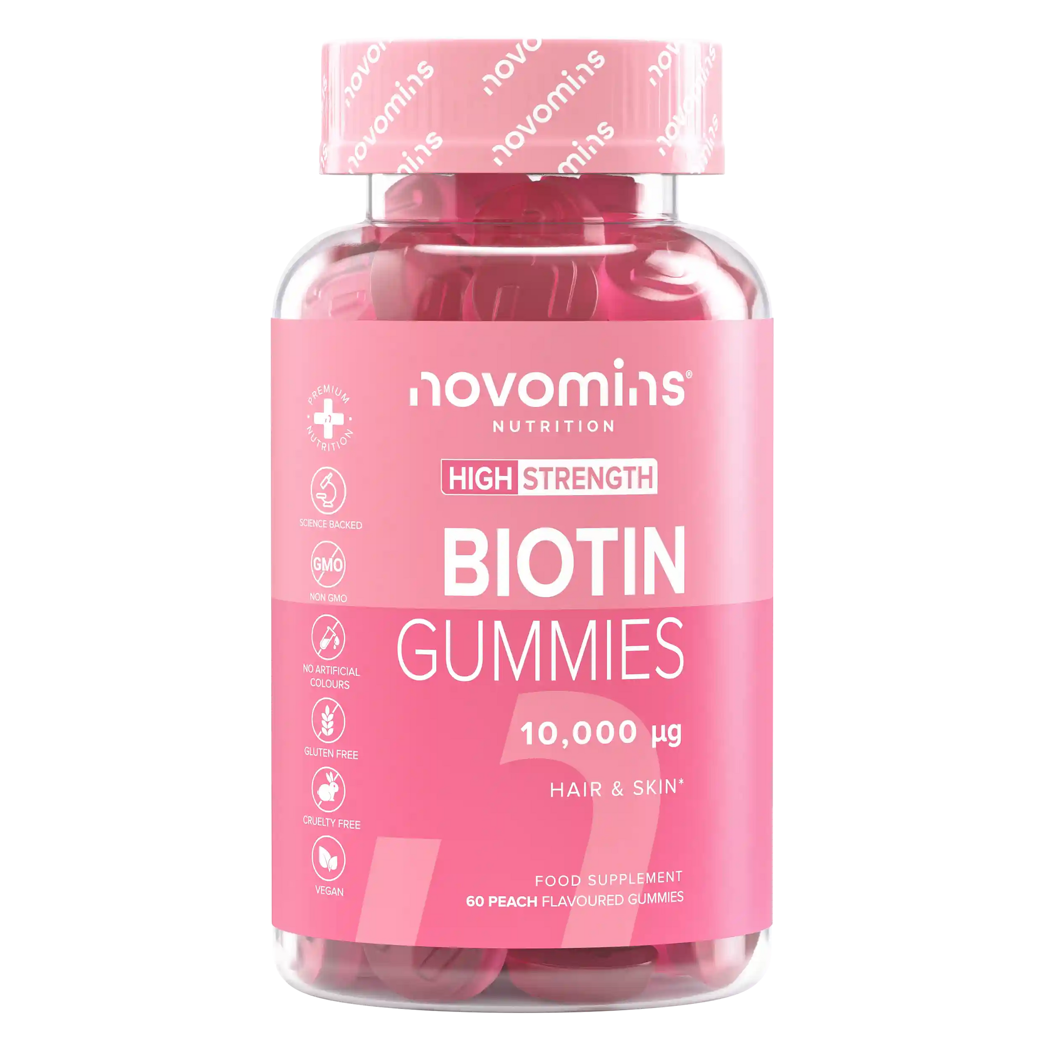2 monthly premium biotin supplements with hair skin and nails vitamins