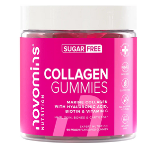 sugar free collagen supplements for women, multivitamin gummies with marine collagen, hyaluronic acid, biotin hair growth, and vitamin c