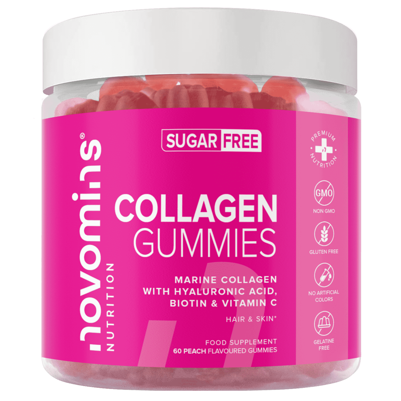 Buy Novomins Collagen Sugar-Free Gummies Online | Novomins Nutrition