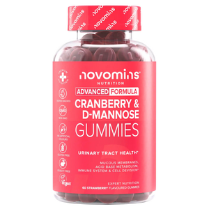 vegan and gluten free cranberry and d mannose gummies for the urinary tract infections