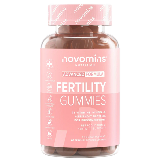 Novomins Fertility Supplements for Women Trying to Conceive with Advanced Formula with 26 Vitamins, Minerals and Friendly Bacteria for Preconception