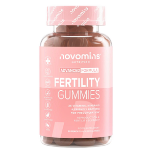 Novomins Fertility Supplements for Women Trying to Conceive with Advanced Formula with 26 Vitamins, Minerals and Friendly Bacteria for Preconception