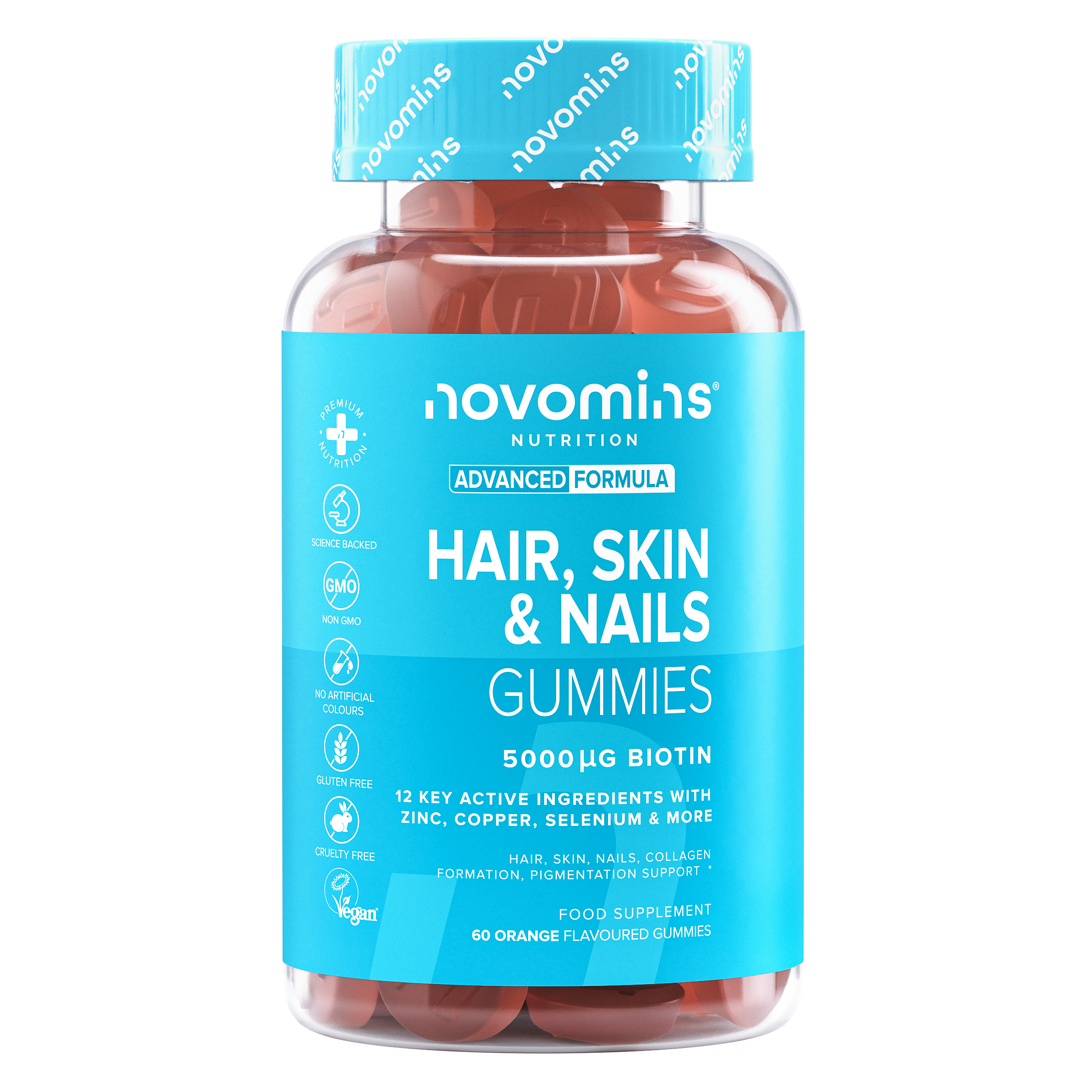 Caramelle gommose per capelli, pelle e unghie