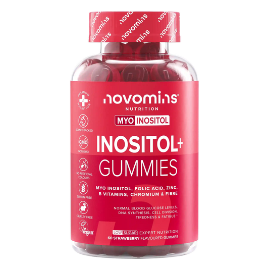 novomins inositol gummies are PCOS supplements for women and a vegan alternative to inositol tablets