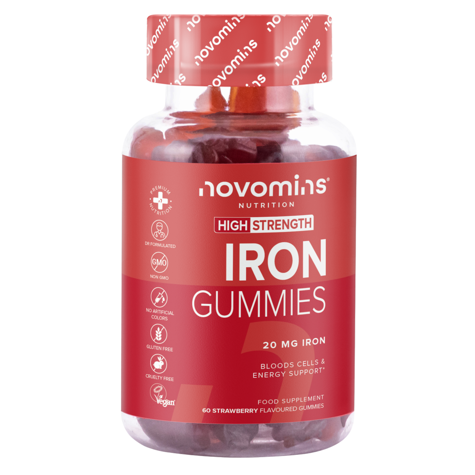 Buy Heart Health & Circulation Gummies Online Novomins Nutrition