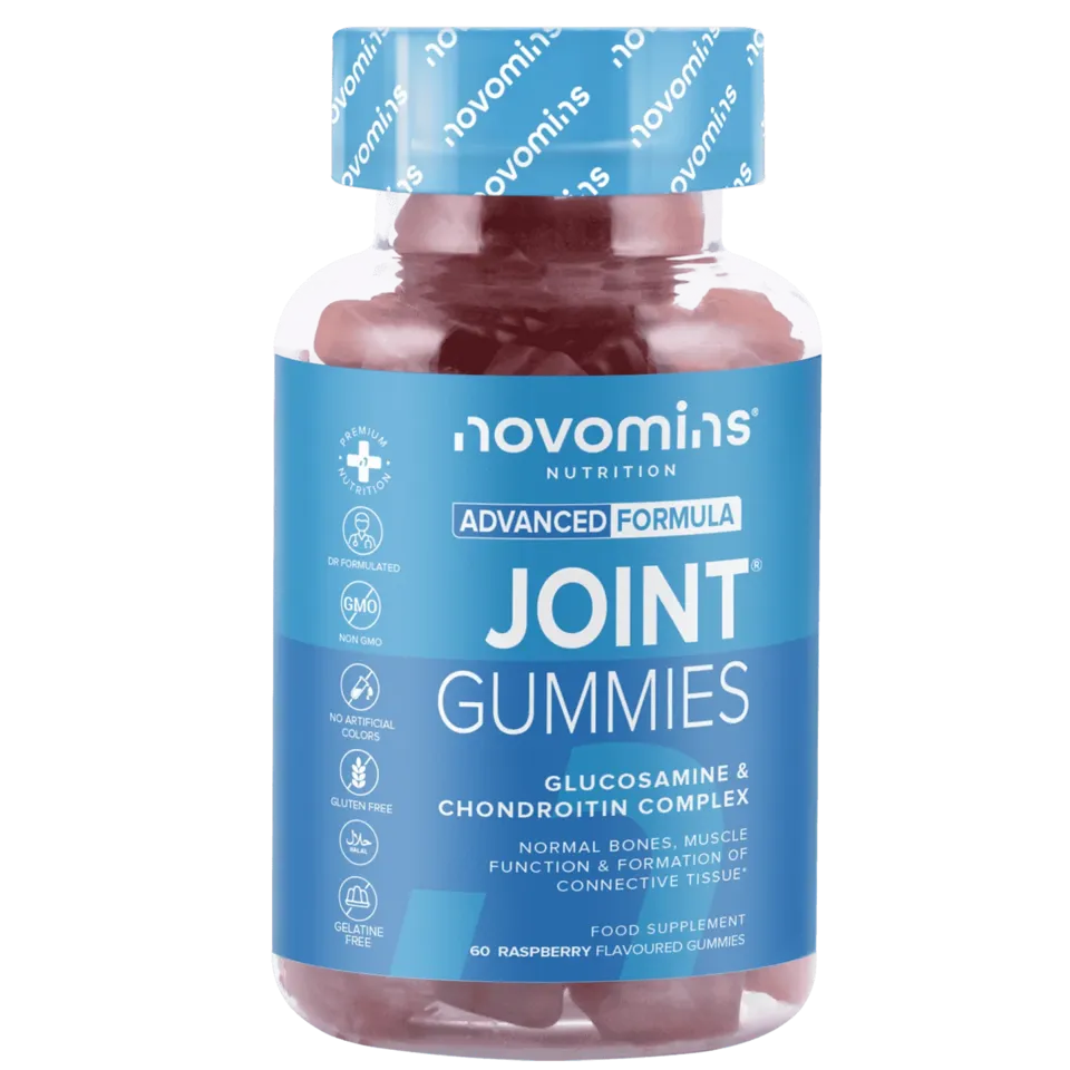 novomins joint gummies for joint care and joint pain relief with turmeric