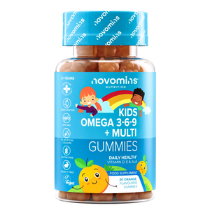kids omega 3 6 9 gummies with multivitamin gummies for brain support