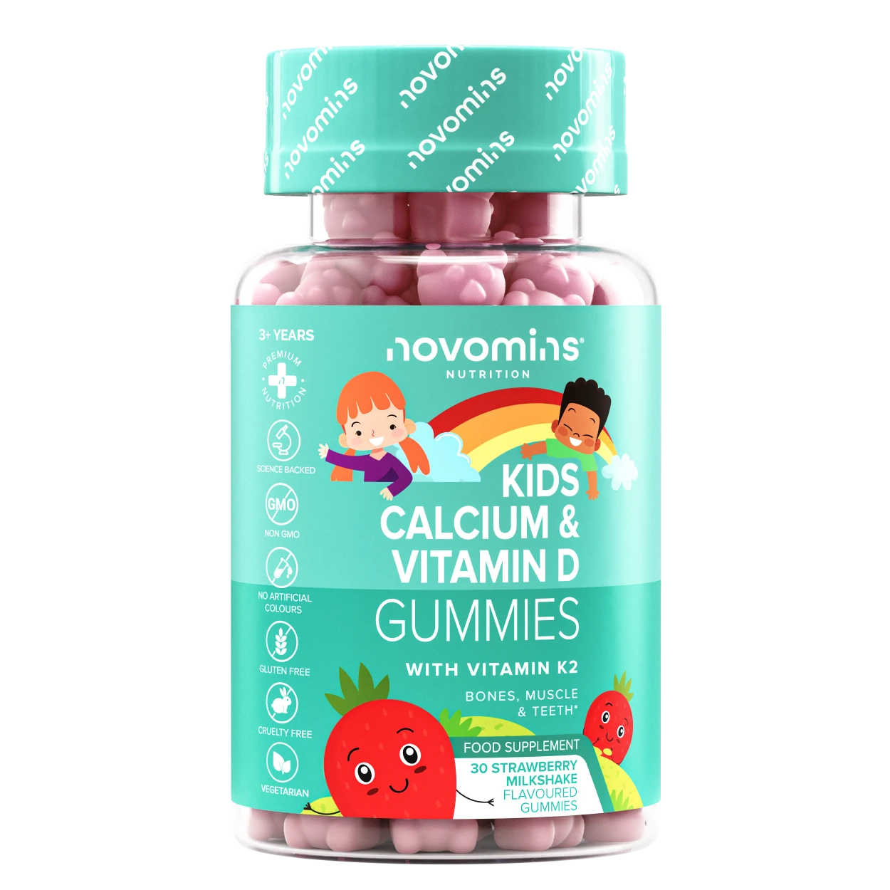 Kids Calcium, Vitamin D & K2 Gummies