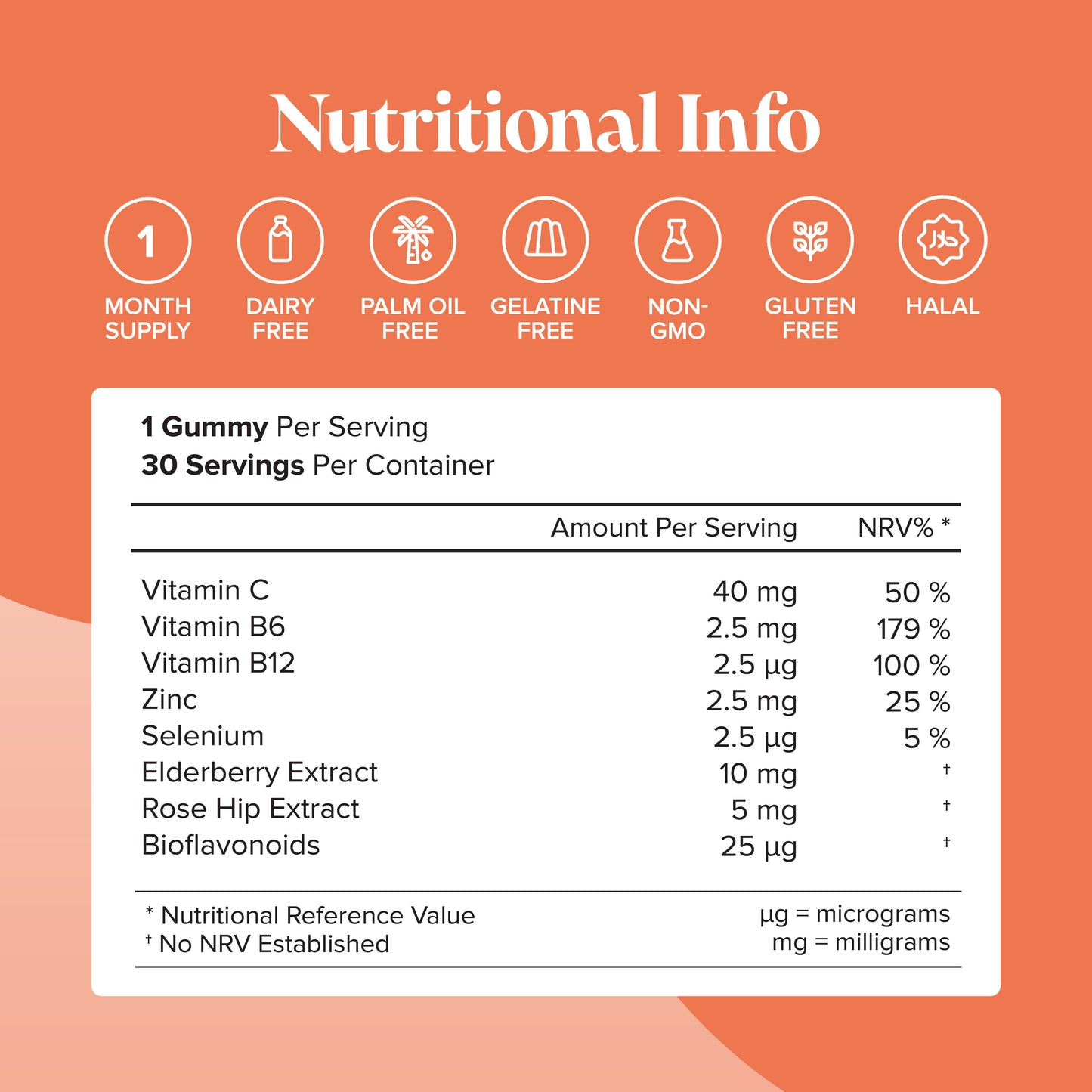 vitamin c with bioflavonoids elderberry and rose hip extract selenium and zinc