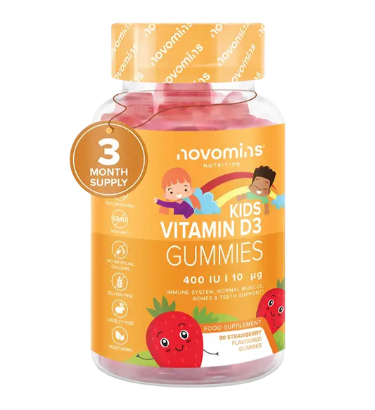 kids vitamin d3 gummies 400IU for immune system, normal muscle, bones and teeth support