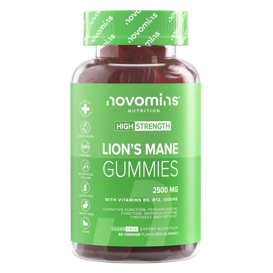 nootropic mushroom supplement for adults with lion's mane 2000mg vitamin b6 vitamin b12 and iodine