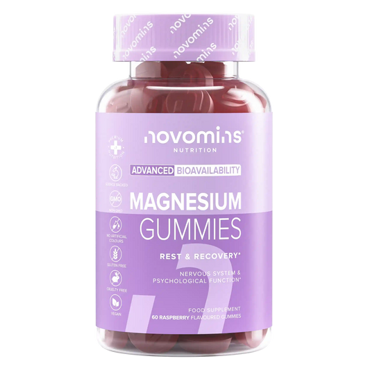 novomins gummy magnesium supplements for rest and recovery with magnesium citrate