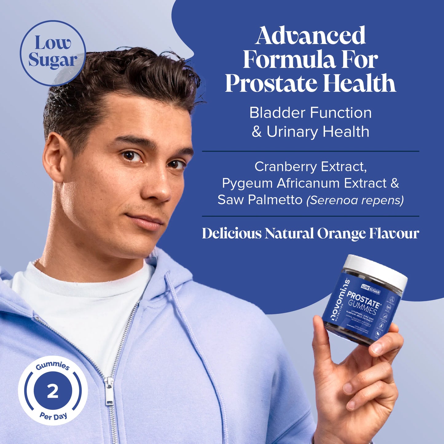 advanced formula for prostate health for better bladder function and urinary health with cranberry extract and saw palmetto