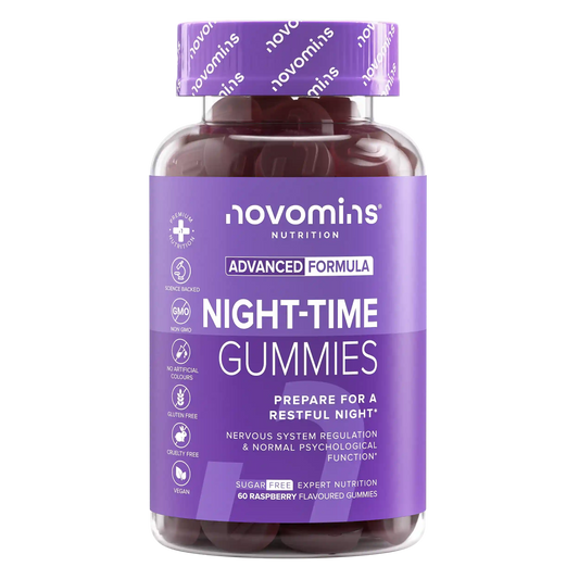 novomins sleep gummies with magnesium and l-theanine for restful night 