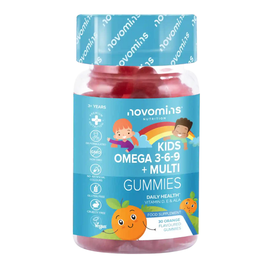 kids omega 3 6 9 gummies with multivitamin gummies for brain support