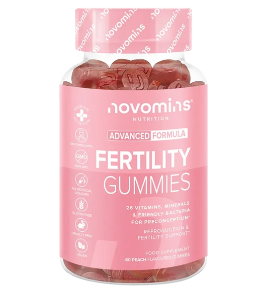 Novomins Fertility Supplements for Women Trying to Conceive with Advanced Formula with 26 Vitamins, Minerals and Friendly Bacteria for Preconception