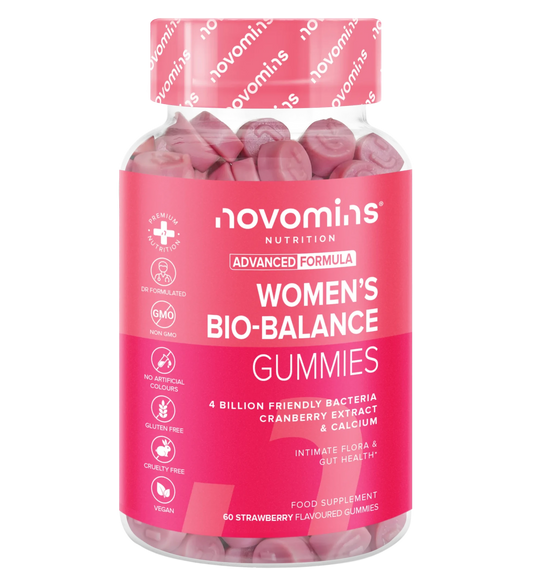 women's bio balance gummies probiotics for women with 4 billion friendly bacteria and cranberry extract for UTI