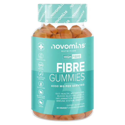 Novomins Fibre Gummies front render 4000mg serving