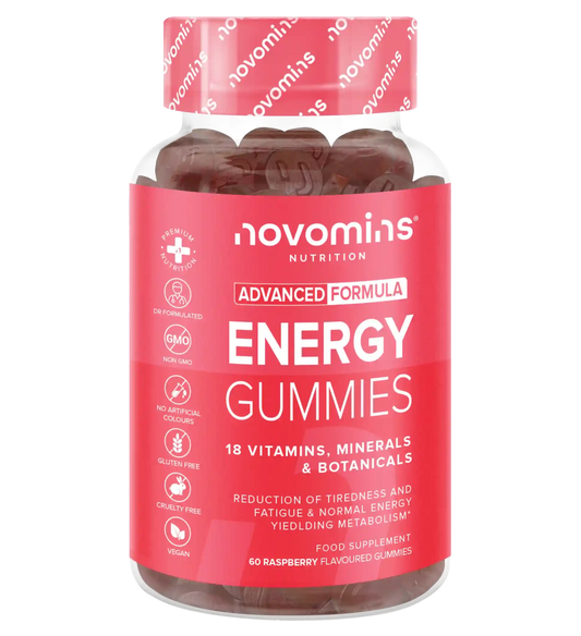 novomins energy supplement alternative to energy bars, coffeine tablets, energy gels, or energy drink