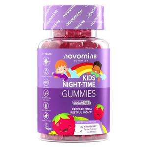 novomins kids night time sleep gummies for kids sugar free for restful sleep for children