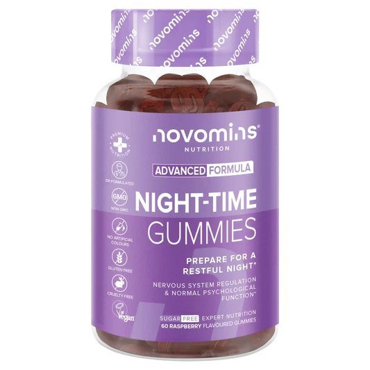 novomins sleep gummies with magnesium and l-theanine for restful night 