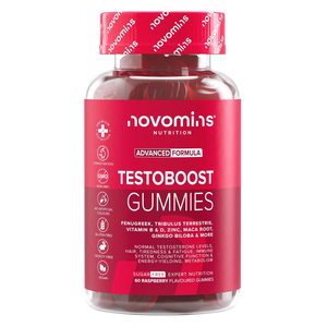 novomins testosterone supplements for men with witamin B and D, zinc, maca root, fenugreek, tribulus terrestris, ginko biloba and more