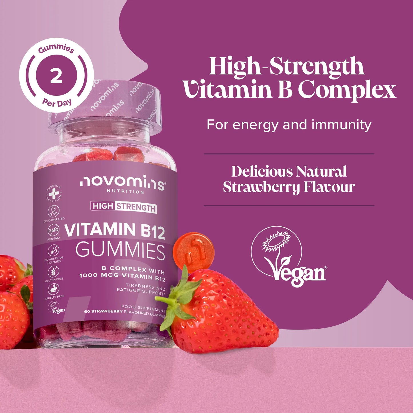 high strength vitamin b complex for adults for energy and immune system support 